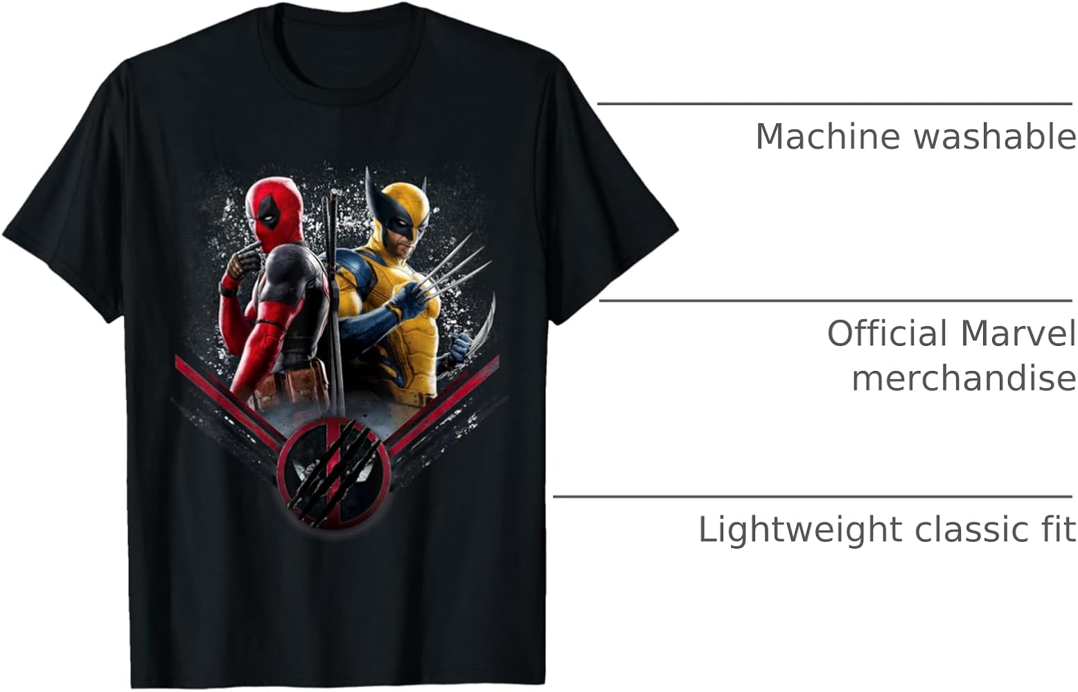 Amazon.com: Marvel Studios Deadpool & Wolverine Side-by-Side